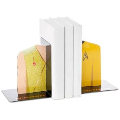 Hallmark Star Trek™ Mirror, Mirror Captain Kirk Bookends, Set Of 2 7 Hallmark Star Trek™ Mirror, Mirror Captain Kirk Bookends, Set Of 2 -Hallmark Sales Store Star Trek Mirror Mirror Captain Kirk Bookends Set 1SRT1002 03