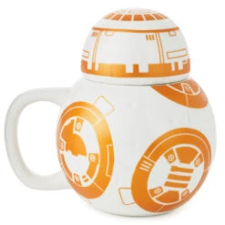 Hallmark Star Wars™ BB-8™ Mug With Sound, 14 Oz. 6 Hallmark Star Wars™ BB-8™ Mug With Sound, 14 Oz. -Hallmark Sales Store Star Wars BB8 Ceramic Mug With Sound Effects Lid 1SHP2167 02