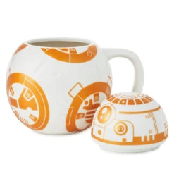 Hallmark Star Wars™ BB-8™ Mug With Sound, 14 Oz. 7 Hallmark Star Wars™ BB-8™ Mug With Sound, 14 Oz. -Hallmark Sales Store Star Wars BB8 Ceramic Mug With Sound Effects Lid 1SHP2167 03