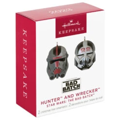 Hallmark Mini Star Wars: The Bad Batch™ Hunter™ And Wrecker™ Ornaments, Set Of 2 -Hallmark Sales Store Star Wars Bad Batch Hunter Wrecker Keepsake Ornaments 1999QXM9309 04