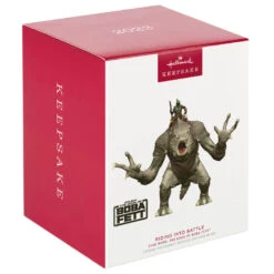 Hallmark Star Wars: The Book Of Boba Fett™ Riding Into The Battle Ornament 11 Hallmark Star Wars: The Book Of Boba Fett™ Riding Into The Battle Ornament -Hallmark Sales Store Star Wars Boba Fett on Rancor Keepsake Ornament 2499QXI7087 04