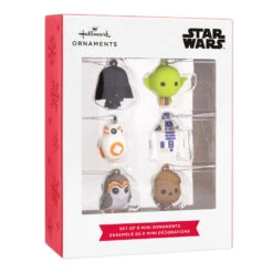 Mini Star Wars™ Shatterproof Hallmark Ornaments, Set Of 6 -Hallmark Sales Store Star Wars Characters Miniature Christmas Ornaments Set of 6 2HCM6129 04 1