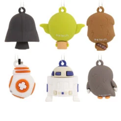 Mini Star Wars™ Shatterproof Hallmark Ornaments, Set Of 6 -Hallmark Sales Store Star Wars Characters Miniature Christmas Ornaments Set of 6 2HCM6129 06