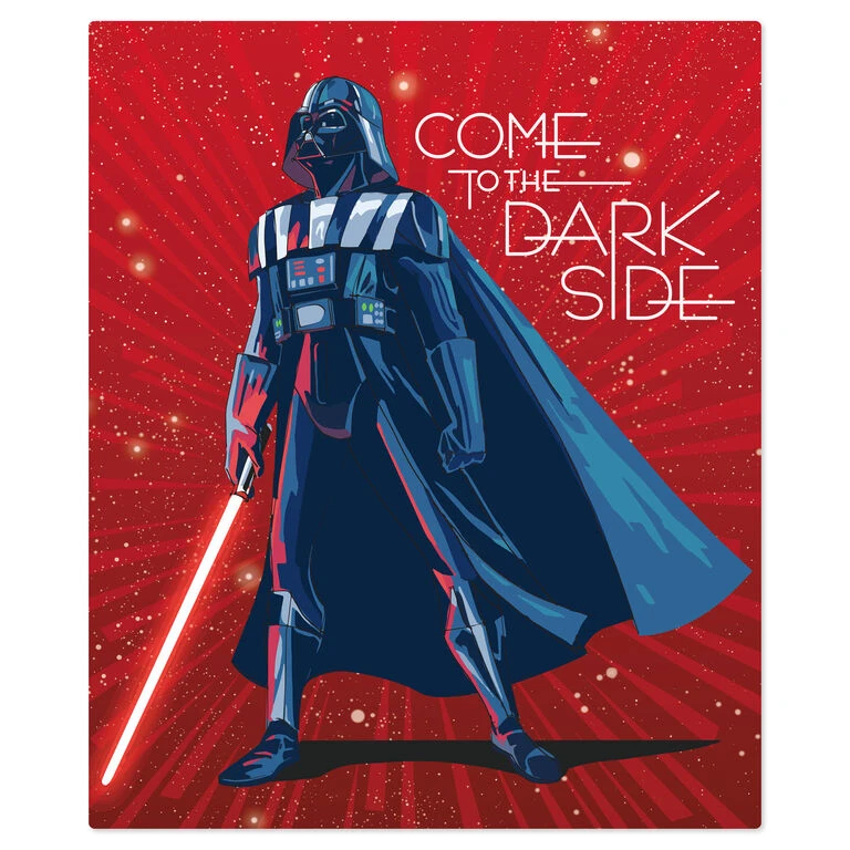 Hallmark Star Wars™ Darth Vader™ Dark Side Blanket 4 Hallmark Star Wars™ Darth Vader™ Dark Side Blanket - Image 2