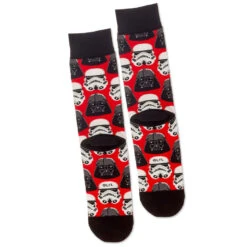 Hallmark Star Wars™ Darth Vader™ And Stormtrooper™ Helmet Novelty Crew Socks 8 Hallmark Star Wars™ Darth Vader™ And Stormtrooper™ Helmet Novelty Crew Socks -Hallmark Sales Store Star Wars Darth VaderStormtrooper Crew Socks 1SHP2162 03