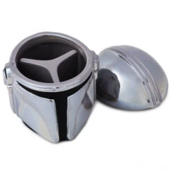 Hallmark Star Wars: The Mandalorian™ Helmet Sculpted Ceramic Caddy -Hallmark Sales Store Star Wars Mandalorian Sculpted Helmet Ceramic Jar 1SHP2163 03