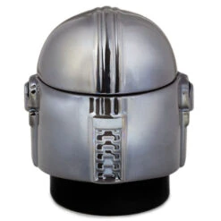 Hallmark Star Wars: The Mandalorian™ Helmet Sculpted Ceramic Caddy -Hallmark Sales Store Star Wars Mandalorian Sculpted Helmet Ceramic Jar 1SHP2163 04