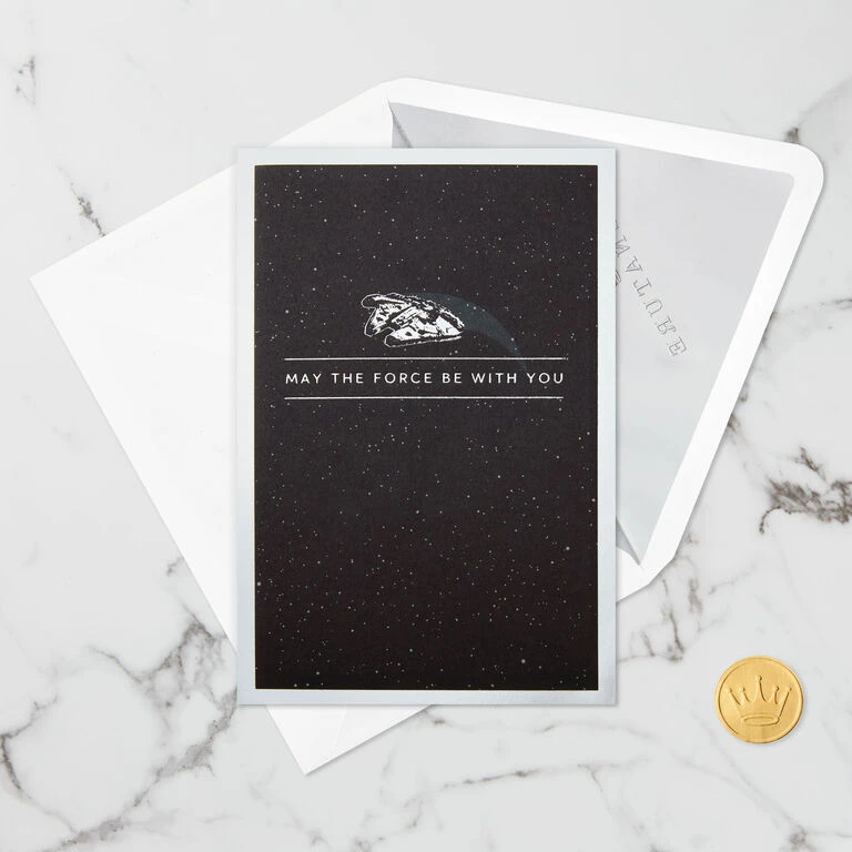 Hallmark Star Wars™ Millennium Falcon™ 3D Pop-Up Card 6 Hallmark Star Wars™ Millennium Falcon™ 3D Pop-Up Card - Image 4