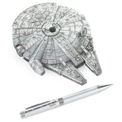 Hallmark Star Wars™ Millennium Falcon™ Desk Accessory With Pen -Hallmark Sales Store Star Wars Millennium Falcon Desk Accessory and Pen 1SHP2151 03