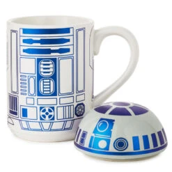 Hallmark Star Wars™ R2-D2™ Mug With Sound, 14 Oz. 7 Hallmark Star Wars™ R2-D2™ Mug With Sound, 14 Oz. -Hallmark Sales Store Star Wars R2D2 Ceramic Mug With Sound Effects Lid 1SHP2166 03