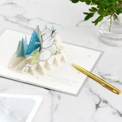 Hallmark Star Wars: The Mandalorian™ Grogu™ Warm Wishes 3D Pop-Up Holiday Card -Hallmark Sales Store Star Wars The Mandalorian Grogu 3D PopUp Holiday Card 1499XXH9985 08