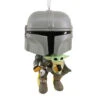 Star Wars The Mandalorian™ With Grogu™ Funko POP!® Hallmark Ornament -Hallmark Sales Store Star Wars The Mandalorian With Grogu Funko POP Christmas Ornament 3HCM1103 01