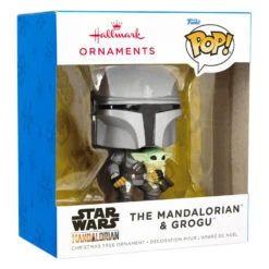 Star Wars The Mandalorian™ With Grogu™ Funko POP!® Hallmark Ornament 10 Star Wars The Mandalorian™ With Grogu™ Funko POP!® Hallmark Ornament -Hallmark Sales Store Star Wars The Mandalorian With Grogu Funko POP Christmas Ornament 3HCM1103 04