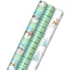 Hallmark Pastel Christmas Prints 3-Pack Wrapping Paper, 120 Sq. Ft. 2 Hallmark Pastel Christmas Prints 3-Pack Wrapping Paper, 120 Sq. Ft. -Hallmark Sales Store Storybook Scenes 3Pack Christmas Wrapping Paper 5JXW1081 01