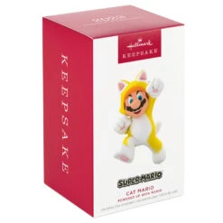 Hallmark Nintendo Super Mario™ Powered Up With Mario Cat Ornament 11 Hallmark Nintendo Super Mario™ Powered Up With Mario Cat Ornament -Hallmark Sales Store Super Mario Cat Keepsake Ornament 1899QXR8199 04 1