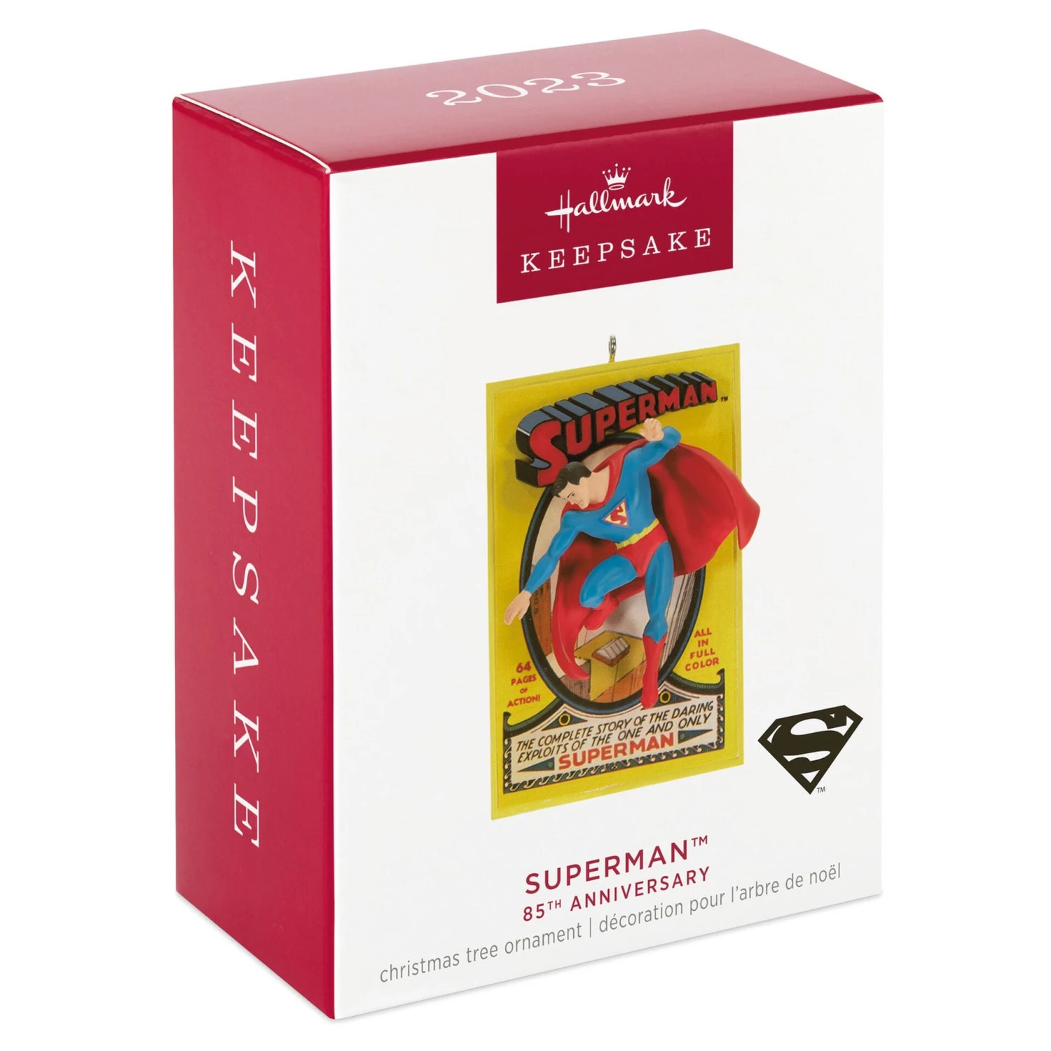 Hallmark DC™ 85th Anniversary Superman™ Ornament 3 Hallmark DC™ 85th Anniversary Superman™ Ornament