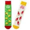 Hallmark Tacos And Hot Sauce Better Together Funny Crew Socks 1 Hallmark Tacos And Hot Sauce Better Together Funny Crew Socks -Hallmark Sales Store Tacos and Hot Sauce Novelty Crew Socks 1SOX2095 01