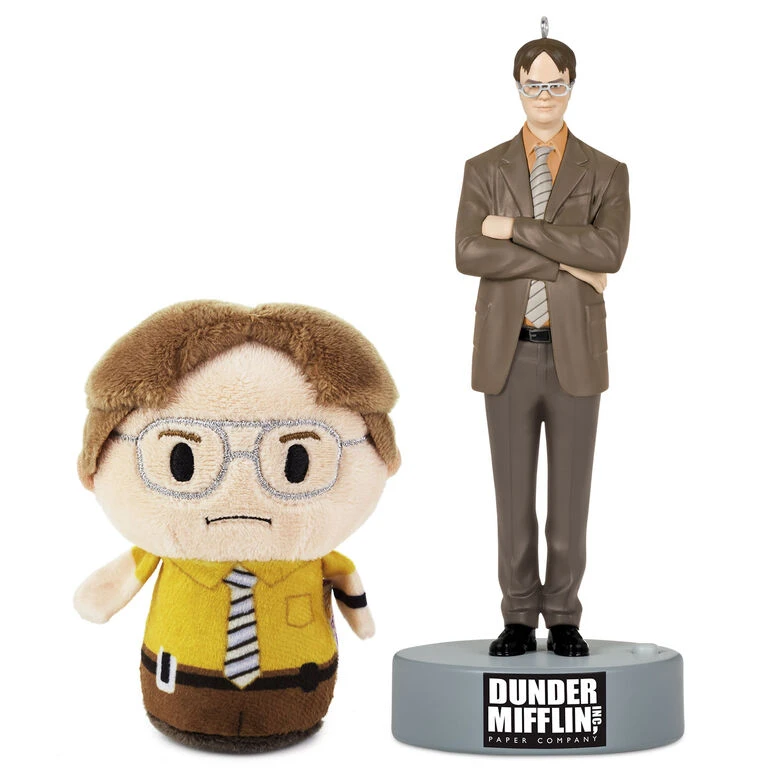 Hallmark Itty Bittys® The Office Dwight Schrute Plush With Sound 3 Hallmark Itty Bittys® The Office Dwight Schrute Plush With Sound