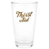 Hallmark Thirst Aid Pint Glass, 16 Oz. 1 Hallmark Thirst Aid Pint Glass, 16 Oz. -Hallmark Sales Store Thirst Aid Pint Glass 1BRW3228 01