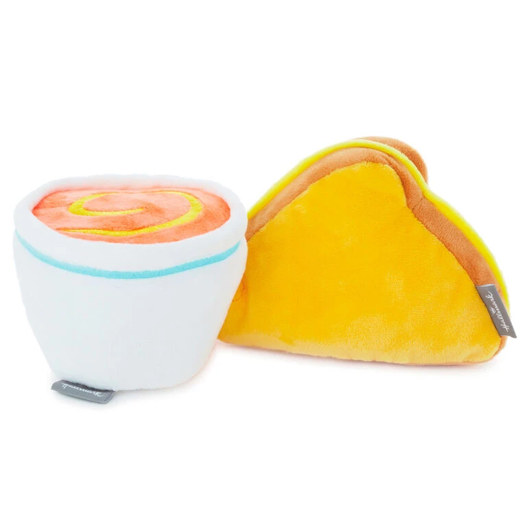 Hallmark Better Together Tomato Soup And Grilled Cheese Magnetic Plush, 5" 4 Hallmark Better Together Tomato Soup And Grilled Cheese Magnetic Plush, 5" - Image 2