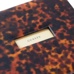 Hallmark Tortoiseshell Guest Book -Hallmark Sales Store Tortoiseshell Print Guest Book 1EDY3147 04