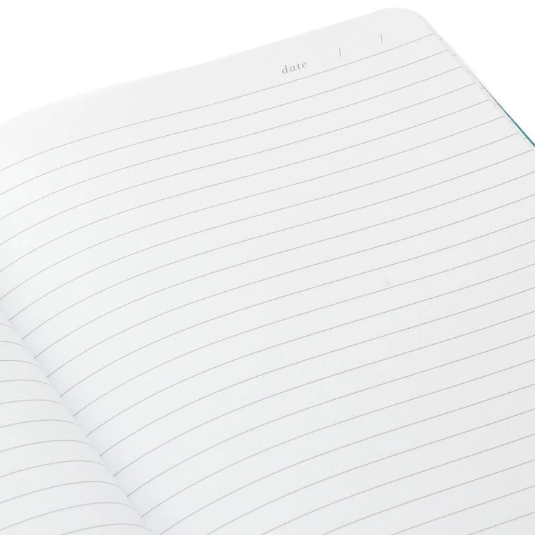 Hallmark Turquoise Faux Leather Notebook With Pen 9 Hallmark Turquoise Faux Leather Notebook With Pen - Image 7