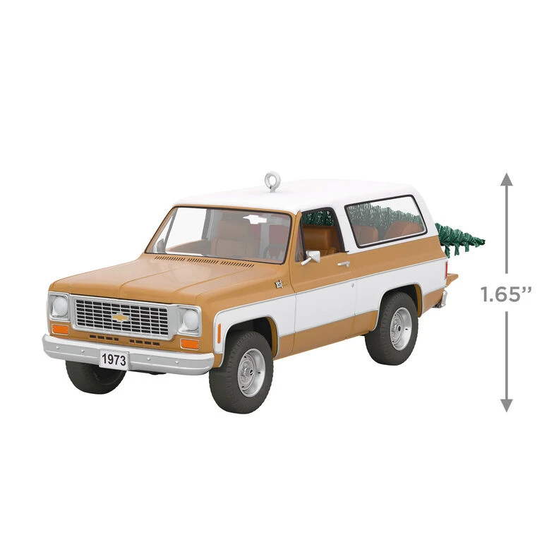 Hallmark All-American Trucks 1973 Chevrolet® Blazer® 2023 Metal Ornament 5 Hallmark All-American Trucks 1973 Chevrolet® Blazer® 2023 Metal Ornament - Image 3