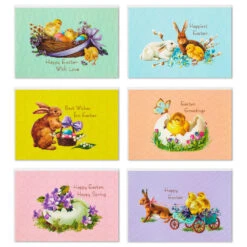 Hallmark Vintage Bunnies And Chicks Boxed Easter Cards, Pack Of 24 11 Hallmark Vintage Bunnies And Chicks Boxed Easter Cards, Pack Of 24 -Hallmark Sales Store Vintage Easter Bunnies Chicks Boxed Easter Cards 5STZ1131 02