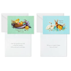 Hallmark Vintage Bunnies And Chicks Boxed Easter Cards, Pack Of 24 12 Hallmark Vintage Bunnies And Chicks Boxed Easter Cards, Pack Of 24 -Hallmark Sales Store Vintage Easter Bunnies Chicks Boxed Easter Cards 5STZ1131 03