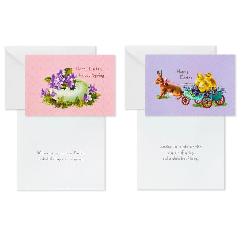 Hallmark Vintage Bunnies And Chicks Boxed Easter Cards, Pack Of 24 7 Hallmark Vintage Bunnies And Chicks Boxed Easter Cards, Pack Of 24 - Image 5