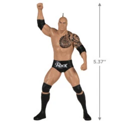 Hallmark WWE The Rock Ornament -Hallmark Sales Store WWE Dwayne The Rock Johnson Keepsake Ornament 1999QXI7199 03