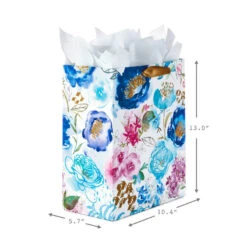 Hallmark 13" Watercolor 3-Pack Assorted Gift Bags With Tissue 12 Hallmark 13" Watercolor 3-Pack Assorted Gift Bags With Tissue -Hallmark Sales Store Watercolor 3Pack Assorted Large Gift Bags Tissue 5EGB6367 03