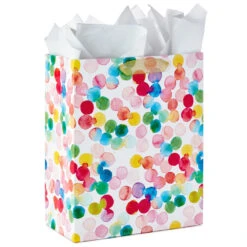 Hallmark 13" Watercolor 3-Pack Assorted Gift Bags With Tissue 14 Hallmark 13" Watercolor 3-Pack Assorted Gift Bags With Tissue -Hallmark Sales Store Watercolor 3Pack Assorted Large Gift Bags Tissue 5EGB6367 05