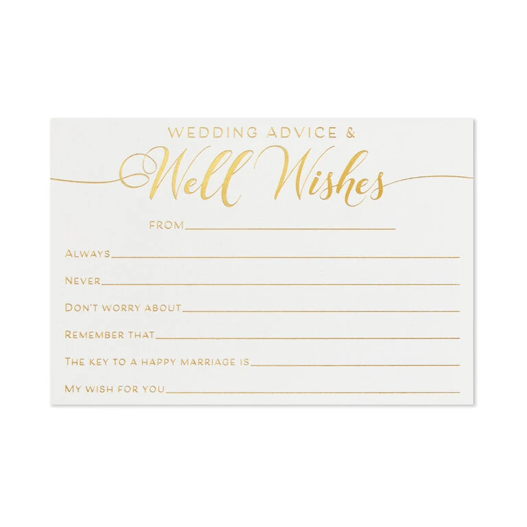 Hallmark Wedding Advice And Well Wishes Note Cards, Pack Of 24 4 Hallmark Wedding Advice And Well Wishes Note Cards, Pack Of 24 - Image 2