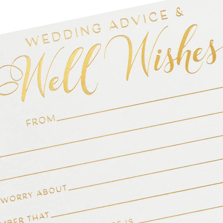 Hallmark Wedding Advice And Well Wishes Note Cards, Pack Of 24 5 Hallmark Wedding Advice And Well Wishes Note Cards, Pack Of 24 - Image 3