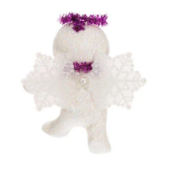 Hallmark Snow Angel Ornament -Hallmark Sales Store White and Pink Glittery Snow Angel Keepsake Ornament 1399QGO2749 06