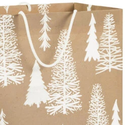 Hallmark Christmas Kraft 8-Pack Holiday Gift Bags, Assorted Sizes And Designs 11 Hallmark Christmas Kraft 8-Pack Holiday Gift Bags, Assorted Sizes And Designs -Hallmark Sales Store White on Kraft Paper Assortment Christmas Gift Bags 5XGB1417 04