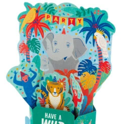 Hallmark Wild Animal Party Boxed Pop-Up Birthday Cards, Pack Of 8 -Hallmark Sales Store Wild Animal Party PopUp Boxed Birthday Cards 5STZ1174 04