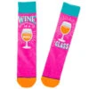 Hallmark Wine Is A Hug In A Glass Funny Crew Socks -Hallmark Sales Store Wine Lovers Funny Novelty Crew Socks 1SOX2078 01
