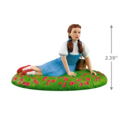 Hallmark The Wizard Of Oz™ Under The Poppies' Spell Ornament -Hallmark Sales Store Wizard of Oz Dorothy in Poppies Keepsake Ornament 2199QXI6107 03