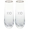 Hallmark XO Stemless Champagne Flutes, Set Of 2 1 Hallmark XO Stemless Champagne Flutes, Set Of 2 -Hallmark Sales Store XO Stemless Champagne Flutes Set 1ERL1188 01