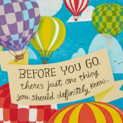 Hallmark 16" Hot Air Balloons Pop-Up Jumbo Goodbye Card -Hallmark Sales Store Youll Be Missed Balloon Goodbye Card 1499CBG1018 05