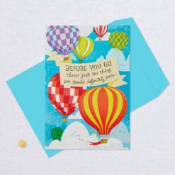 Hallmark 16" Hot Air Balloons Pop-Up Jumbo Goodbye Card -Hallmark Sales Store Youll Be Missed Balloon Goodbye Card 1499CBG1018 06