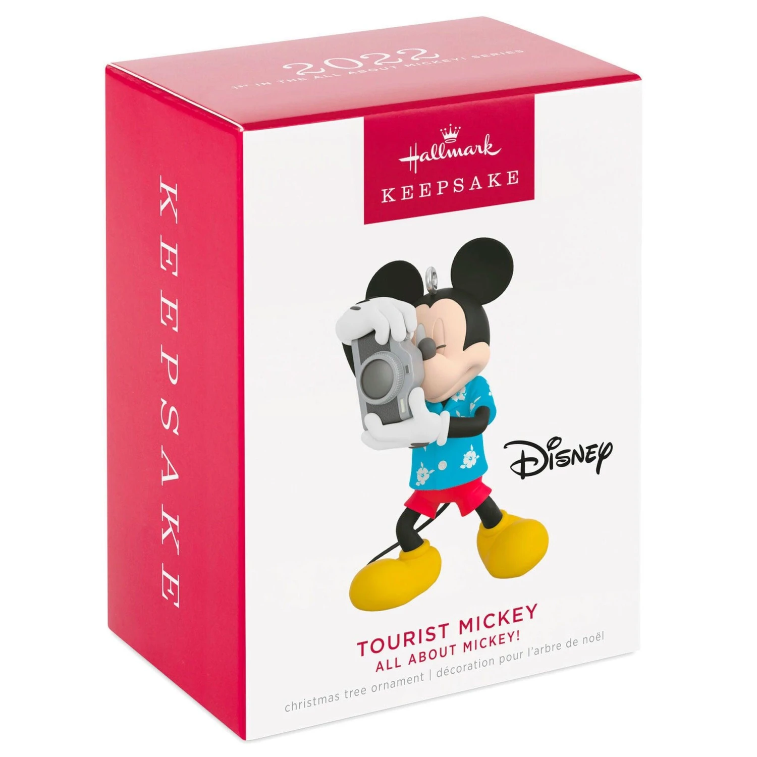 Hallmark Disney All About Mickey! Tourist Mickey Ornament 3 Hallmark Disney All About Mickey! Tourist Mickey Ornament