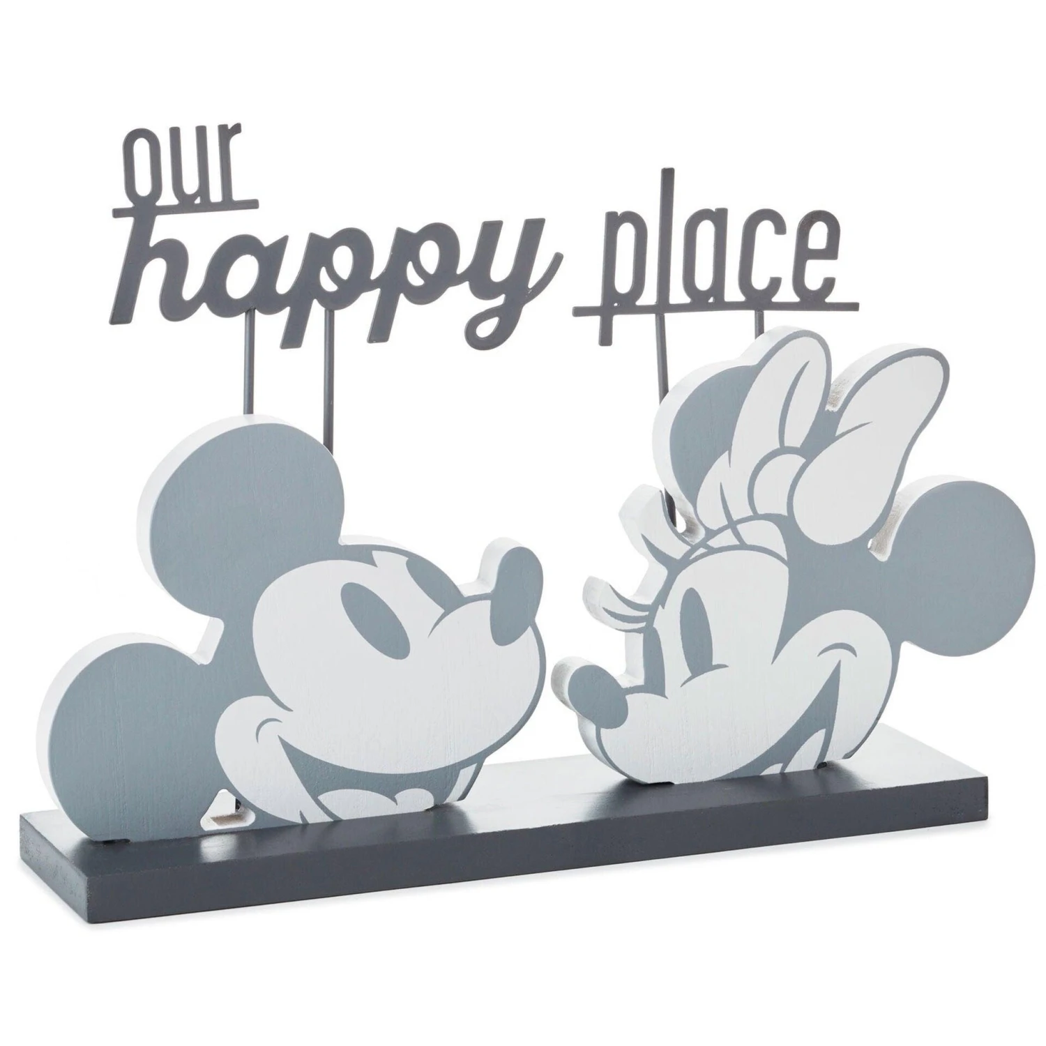 Hallmark Disney Mickey And Minnie Our Happy Place Quote Sign 3 Hallmark Disney Mickey And Minnie Our Happy Place Quote Sign