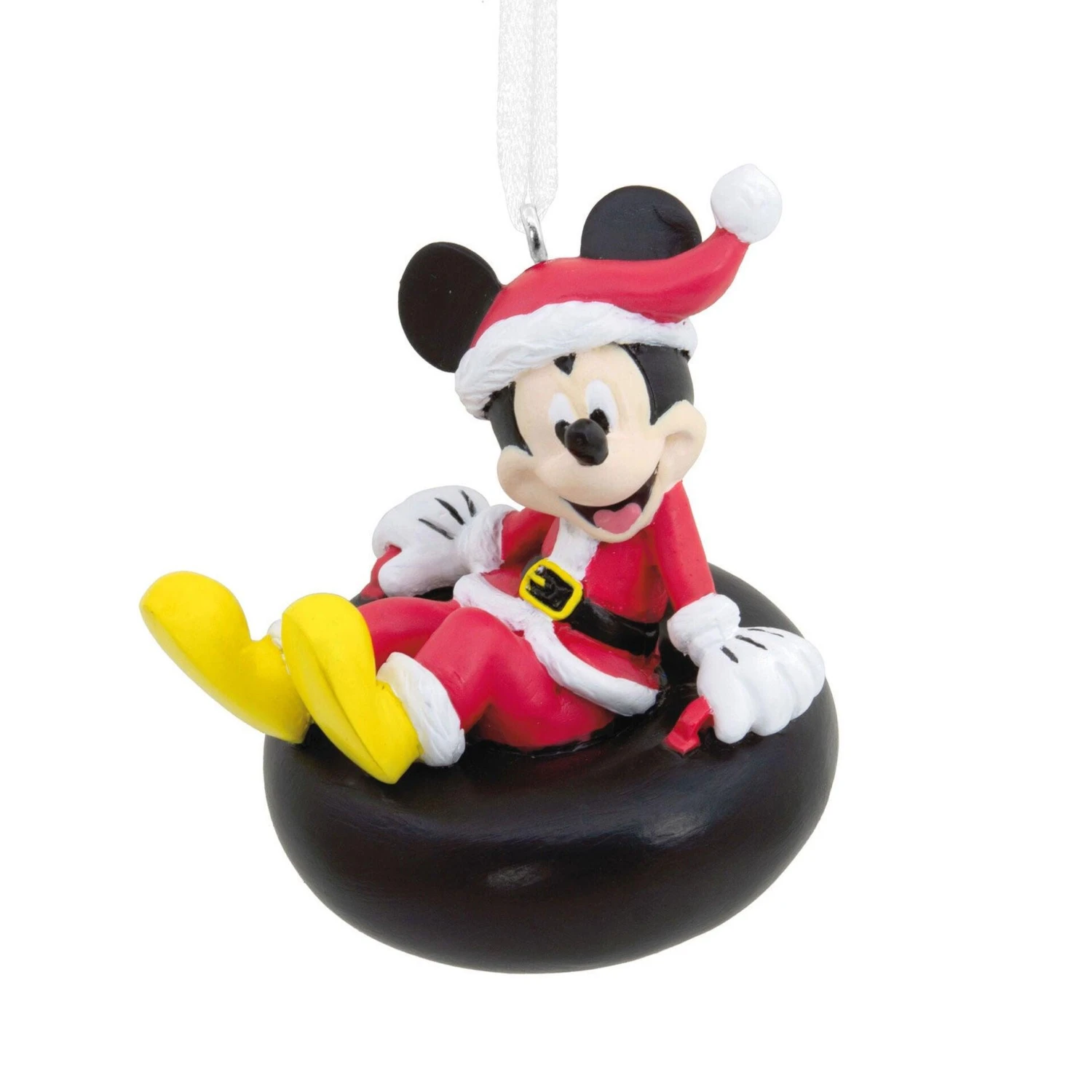 Disney Mickey Mouse On Snow Tube Hallmark Ornament 3 Disney Mickey Mouse On Snow Tube Hallmark Ornament
