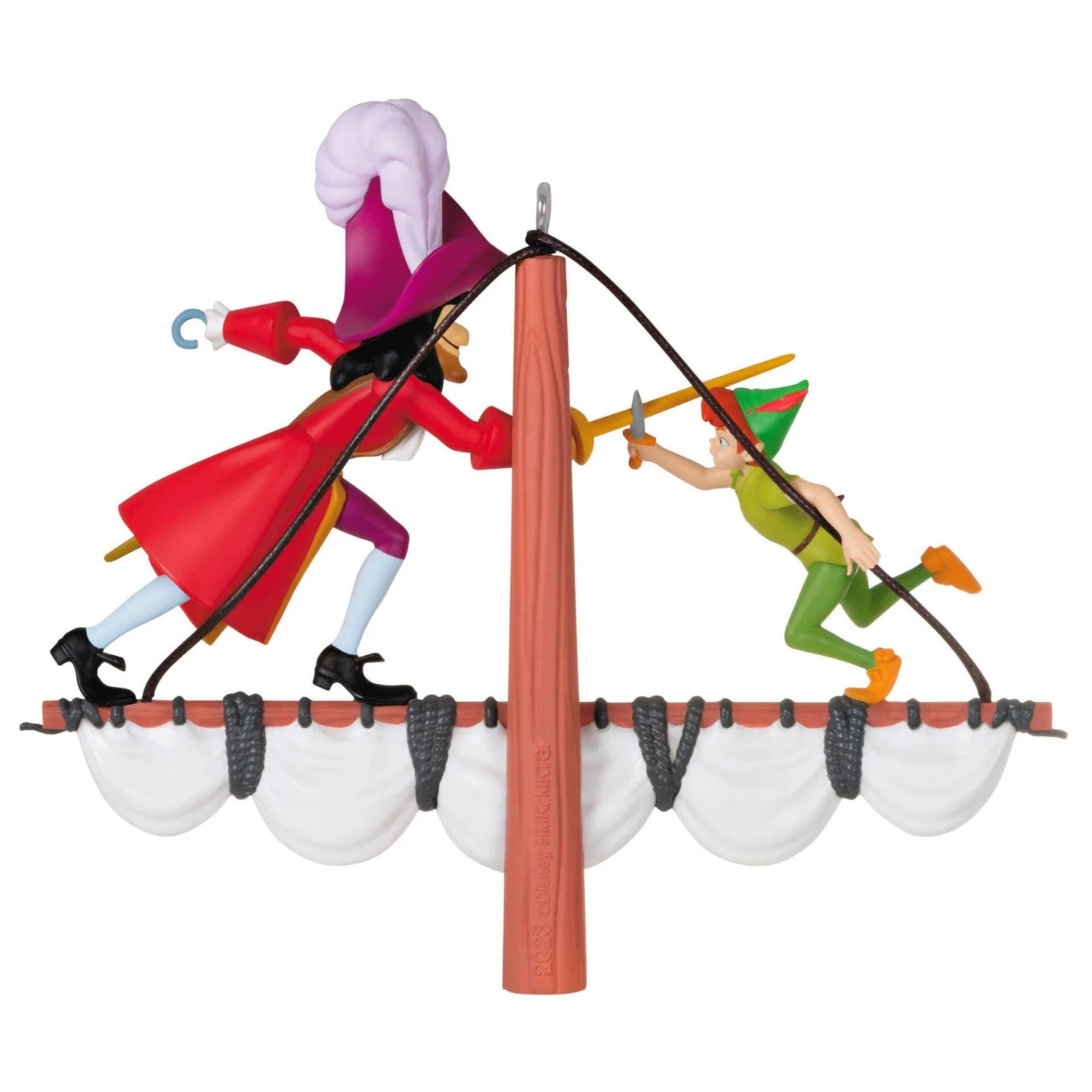 Hallmark Disney Peter Pan 70th Anniversary Swashbuckling Showdown Ornament 6 Hallmark Disney Peter Pan 70th Anniversary Swashbuckling Showdown Ornament - Image 4