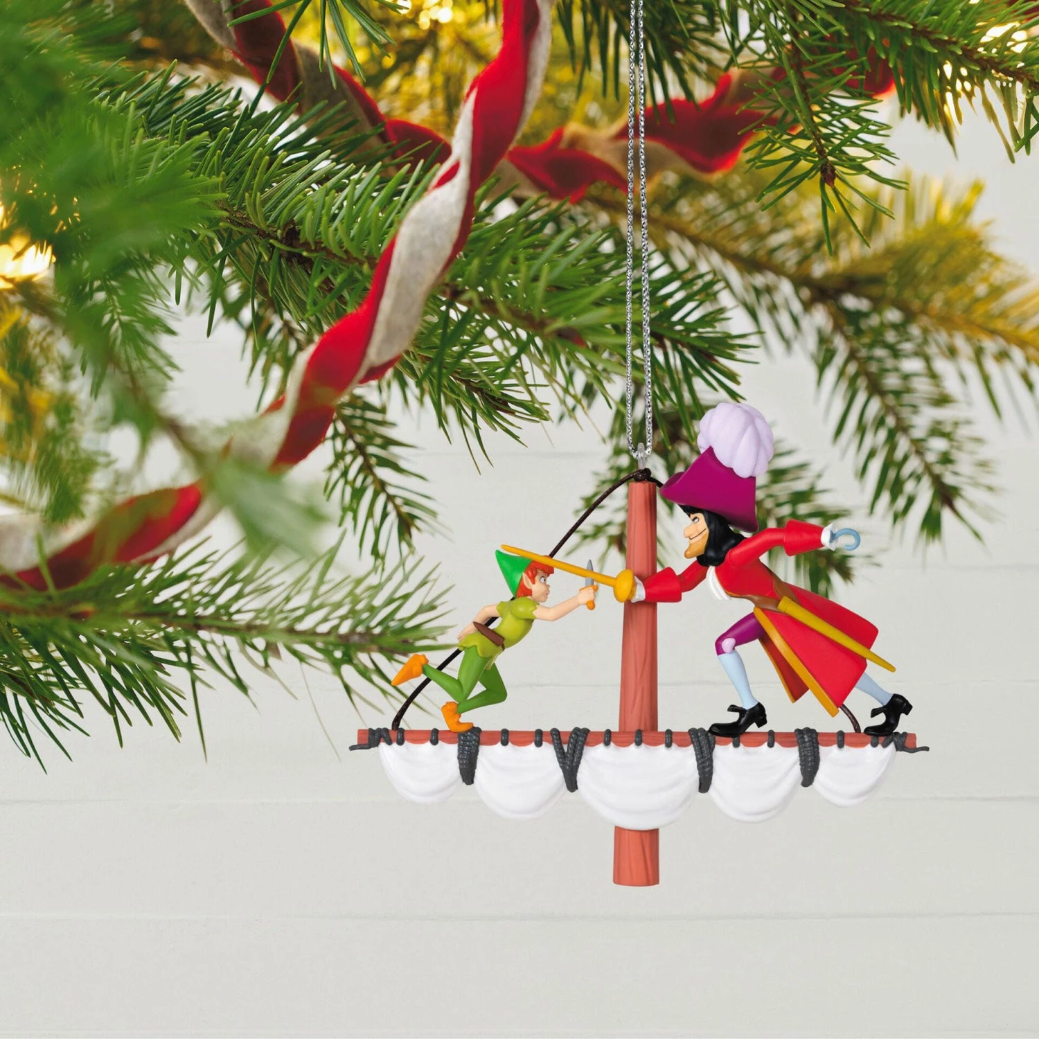 Hallmark Disney Peter Pan 70th Anniversary Swashbuckling Showdown Ornament 7 Hallmark Disney Peter Pan 70th Anniversary Swashbuckling Showdown Ornament - Image 5