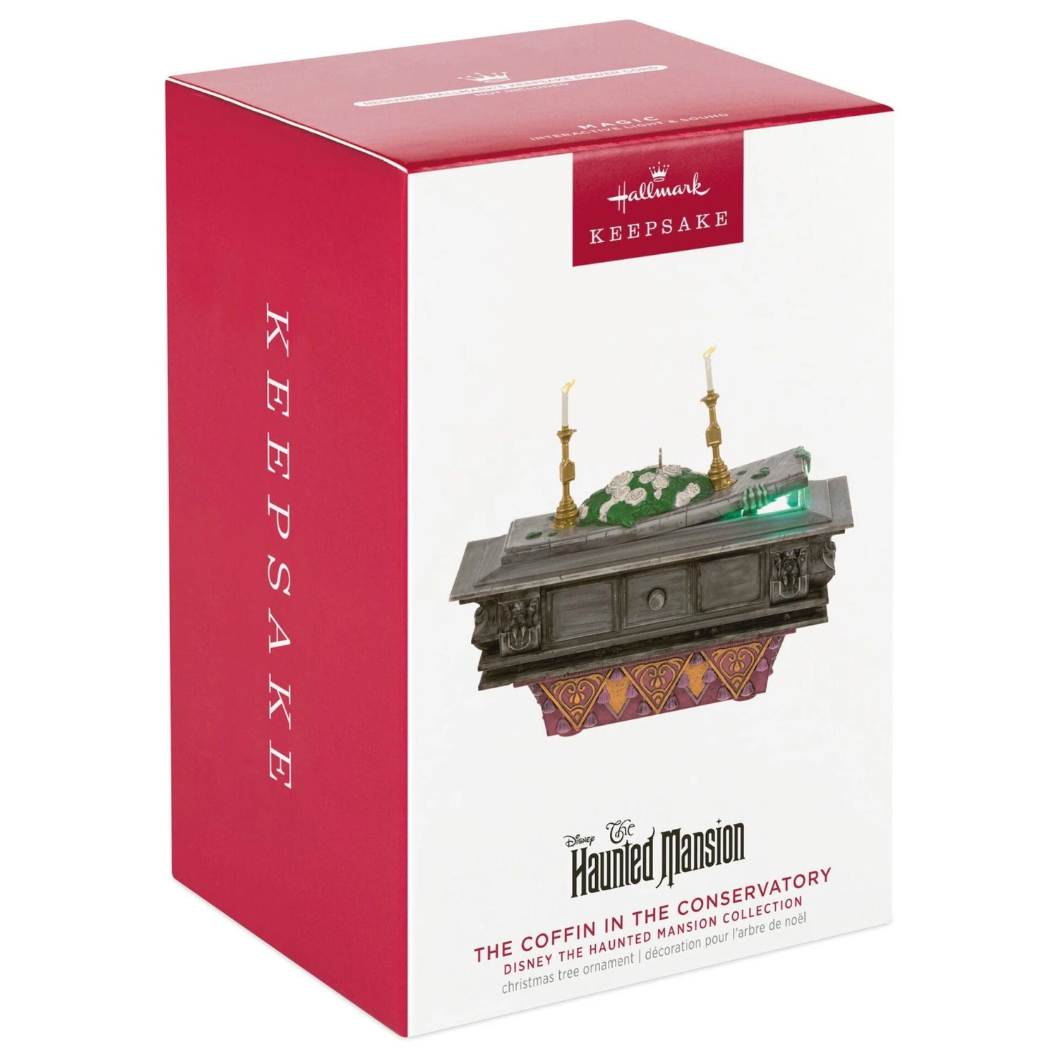 Hallmark Disney The Haunted Mansion Collection The Coffin In The Conservatory Ornament With Light And Sound 3 Hallmark Disney The Haunted Mansion Collection The Coffin In The Conservatory Ornament With Light And Sound