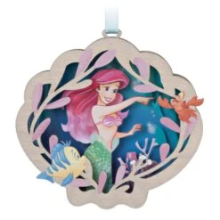 Hallmark Disney The Little Mermaid Ariel And Friends Papercraft Ornament -Hallmark Sales Store disney the little mermaid ariel and friends papercraft ornament 3 33074958926008